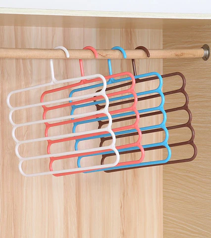 (🌲Early Christmas Sale- SAVE 48% OFF)5 LAYERS MULTIPURPOSE HANGER--buy 5 get 3 free & free shipping（8pcs）