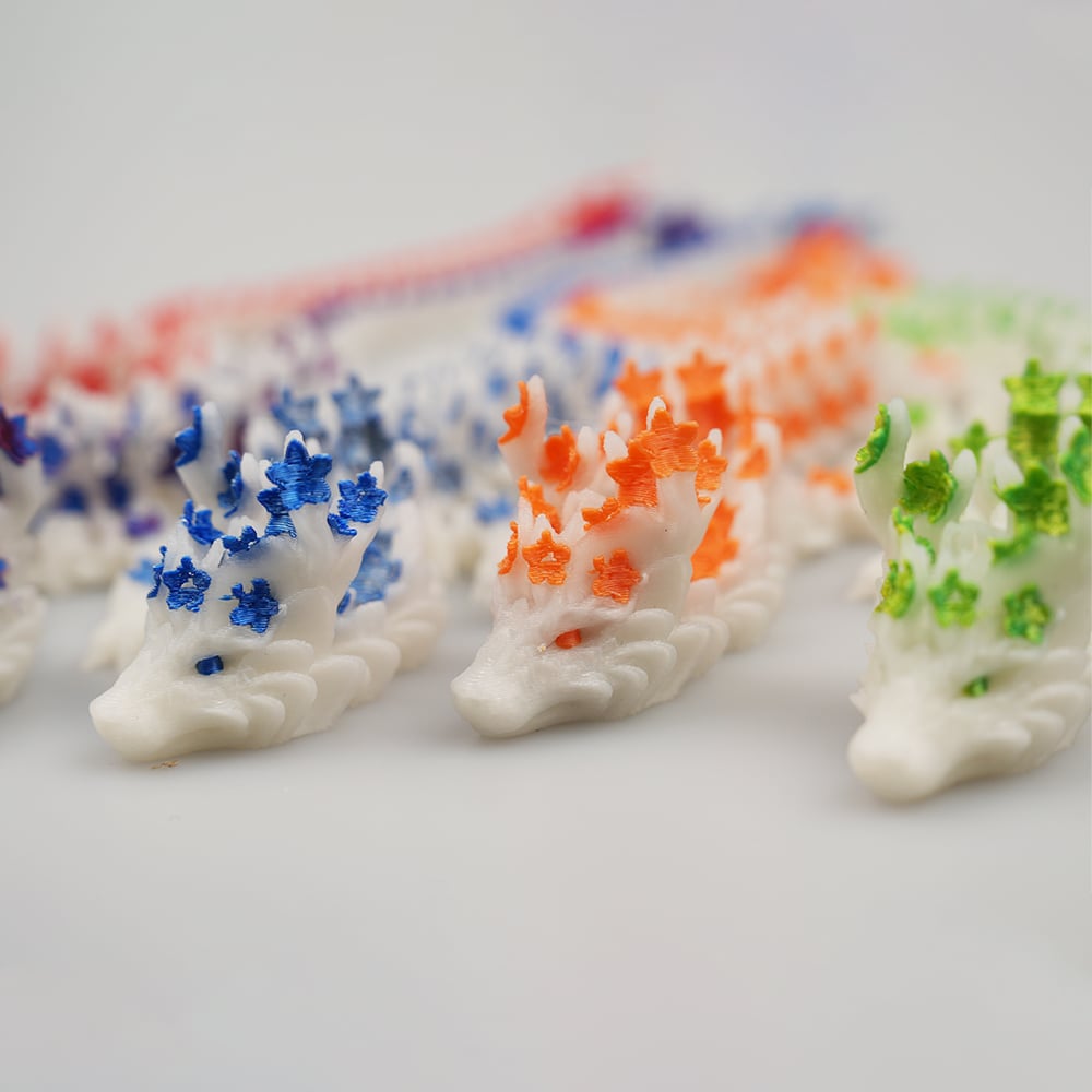 🐉 3D-gedruckter leuchtender Kirschblütendrache