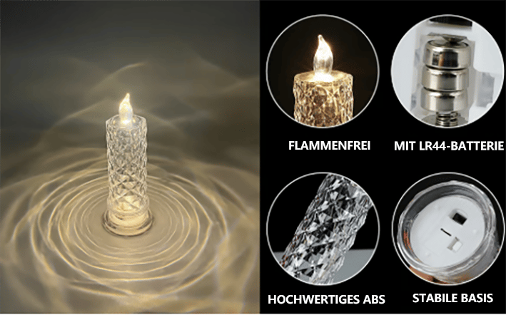 ✨Letzter Tag 49% RABATT🎁Flammenlose LED-Kerzen