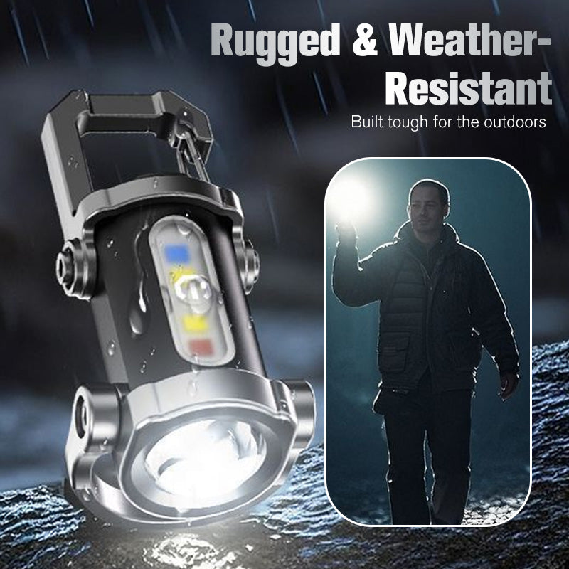 🎄TikTok Christmas Sale -70% OFF✨Portable Rechargeable Bright Keychain Flashlight
