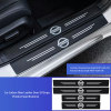 Tiktok Summer Sale🎉Car Carbon Fiber Leather Door Sill Strips（4PCS）