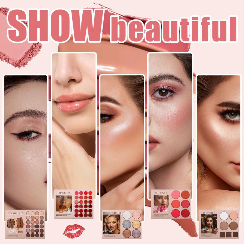 🎁TikTok Last Day Sale - 70% OFF✨24-Color Eyeshadow Palette - 5-Layer Book-Style Makeup Palette with 67 Pro Shades