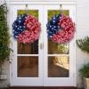 💞Handmade Patriotic ribbon Wreath