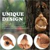 Tree Face Bird Feeder, Tree Faces Decor Outdoor, Tree Hugger Yard Art Garden Decoration, Funny Tree Decorations Outdoor Statues Old Man Tree Art