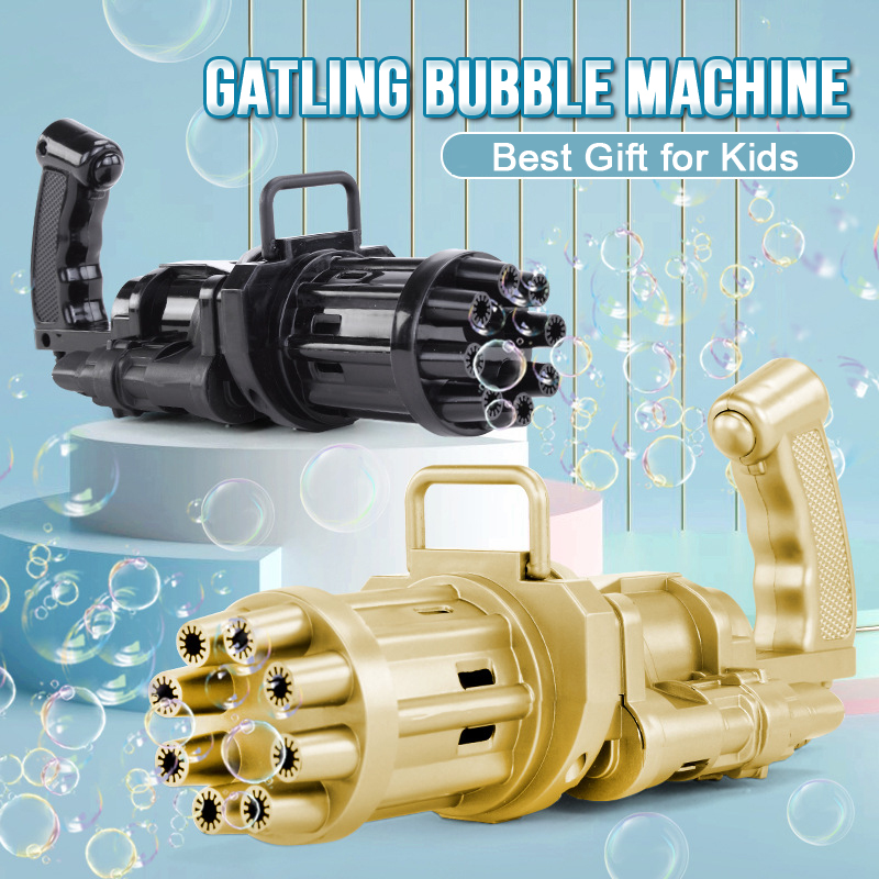 (🎉NEW YEAR HOT SALE- 50% OFF) Gatling Bubble Machine- BUY 2 FREE SHIPPING