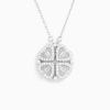 🔥 Last Day Promotion 50% OFF🎁Lucky Heart Sterling Silver Necklace WITH SIX ROSES💖