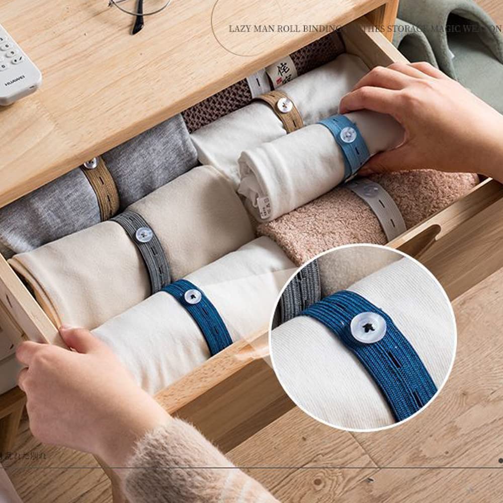 Last Day Promotion 48% OFF - Clothes Storage Elastic Band(10 pcs)