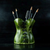 Leather Corset Pencil Cup