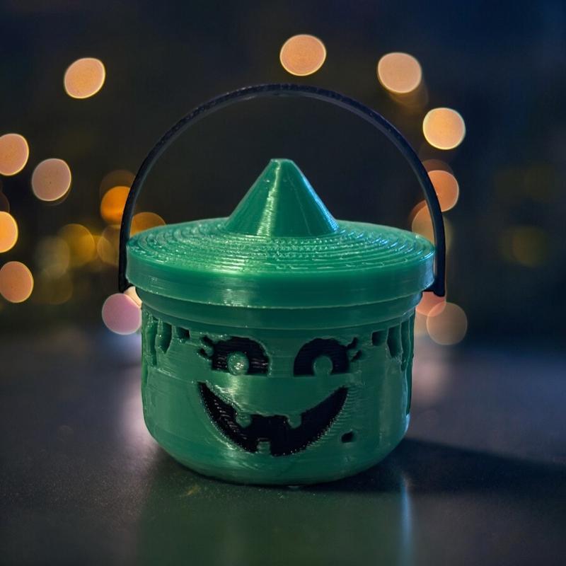 🎃Halloween Nostalgia Buckets with Removable Lid and Working Handle