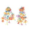 Fashion All-match Temperament Earrings Exaggerated Flower Tassel Earrings Beach Holiday Lady Jewelry