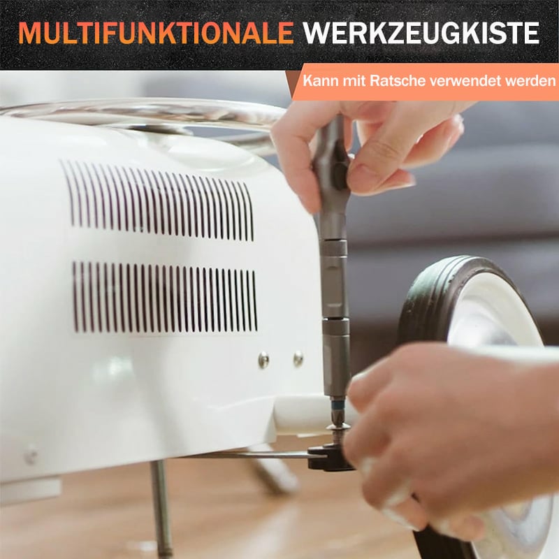 🔥Letzter Tag Verkauf 49% Rabatt🔧24-in-1 DIY Schraubendreher-Set – Magnetisch, Kompakt & mit Ratsche