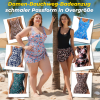 🩱Bademode im Sommertrend 2025👙Bauchweg-Badeanzug mit schmaler Passform und Übergröße für Damen(Integrierter BH)
