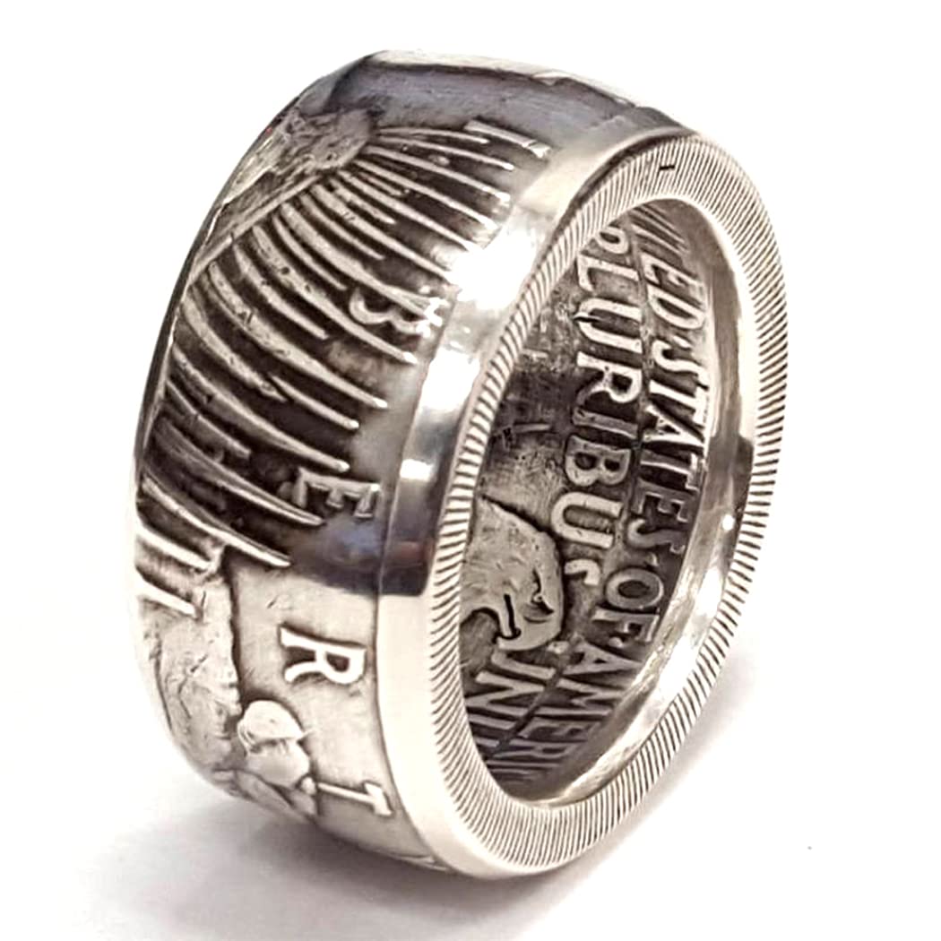 🎁 Classic Morgan Dollar Coin Ring