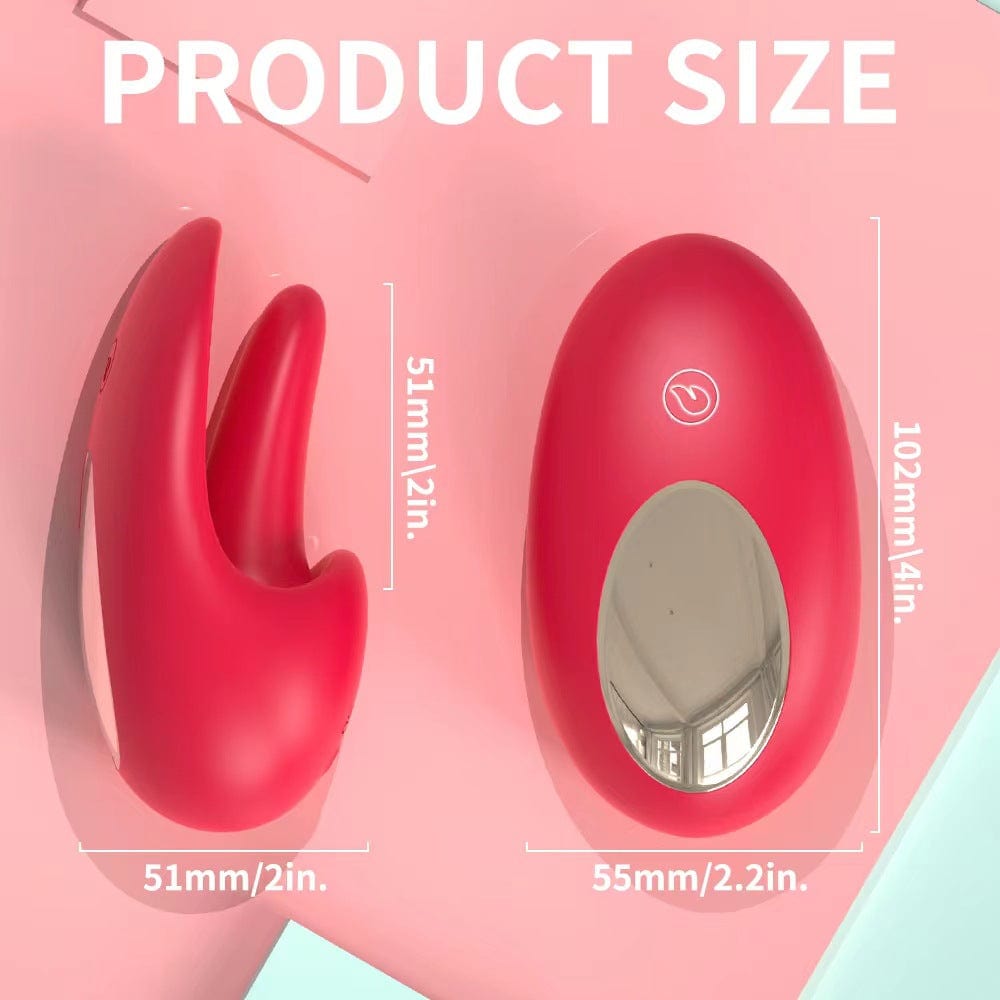 Tongue Shape Licking Nipples Clit Stimulation Vibrators For Women