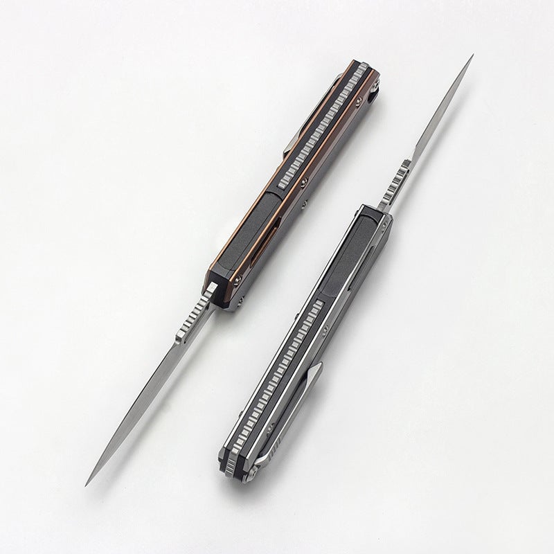 Light Weight High Quality Tri-Sided X-Button Firing Switch Knife