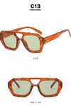 Women's Retro Personalized Irregular Sunglasses