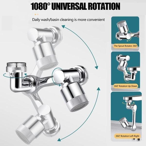 🔥Last Day Promotion 50% OFF🔥1080° ROTATING SPLASH FILTER FAUCET - BUY 2 FREE SHIPPING