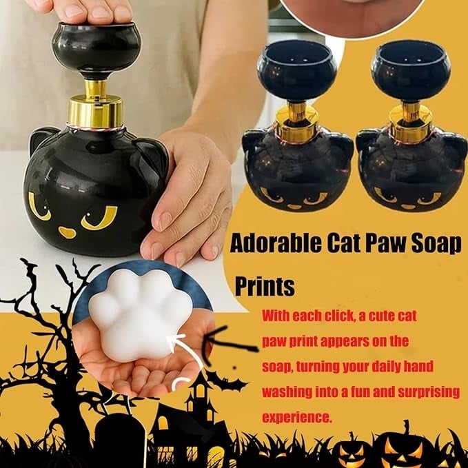 🎃 Halloween Sale 49% OFF👻🐾Cute Cat Paw Foam Soap Dispenser
