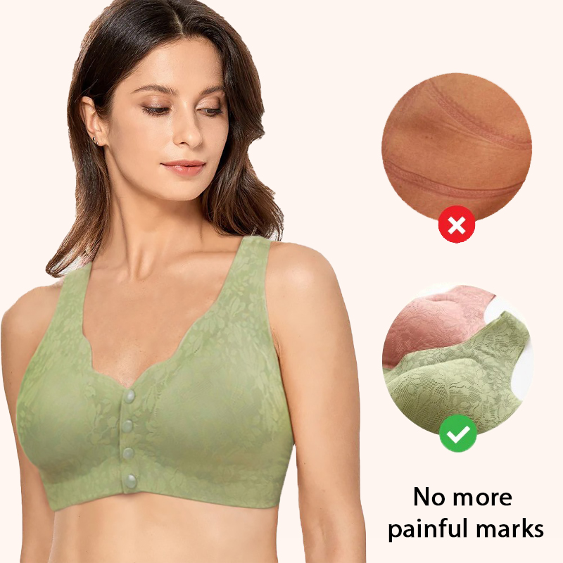 🎁LAST DAY 45% OFF🎁New Arrivals Front Closure Zero Feel Lace Full Coverage Bra