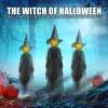 🔥Limited time offer 49%👍3 Pcs LED Halloween Black Witches with Hats Stakes,🎁Halloween Gift
