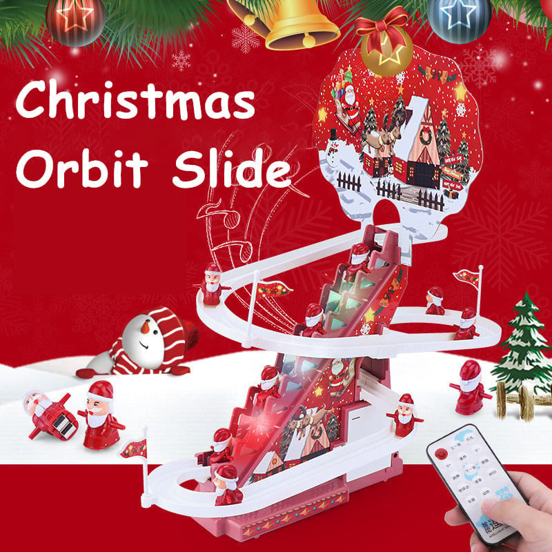 🎄Christmas Sale 45% OFF🎅Santa Claus Electric Track Slide Toys