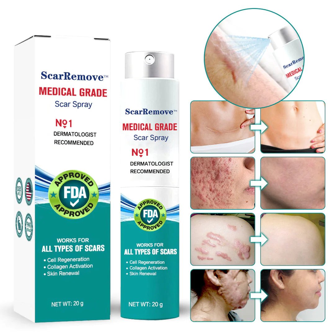 🔥LAST DAY 50% OFF❤️ScarRemove™ Advanced Scar Spray For All Types of Scars - For example Acne Scars, Surgical Scars and Stretch Marks -	BUY 3 FREE 1