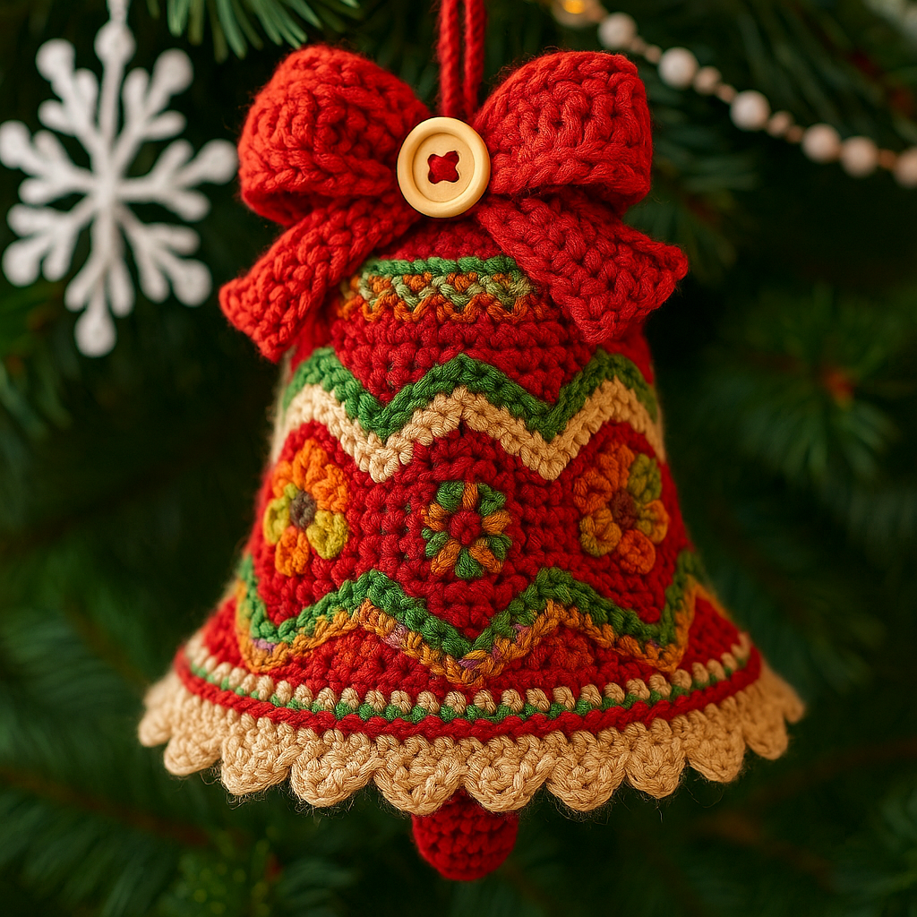 🔥Hot Sale 49% OFF -DIY Crochet Christmas Bell Ornament Kit