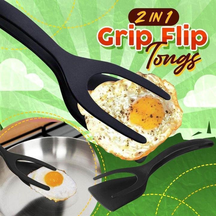 2 in 1 Grip Flip Tongs, Buy 2 Free Shipping
