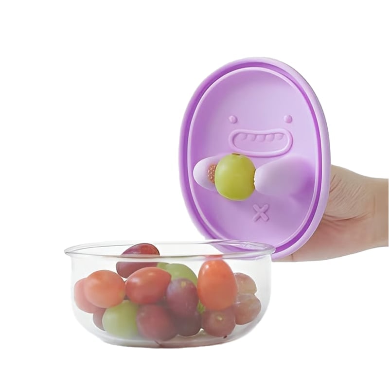 🎁TikTok Last Day Sale - 70% OFF🔥🍿2-in-1 No-Mess Snack Container (🥢Lid comes with fingertip cover)