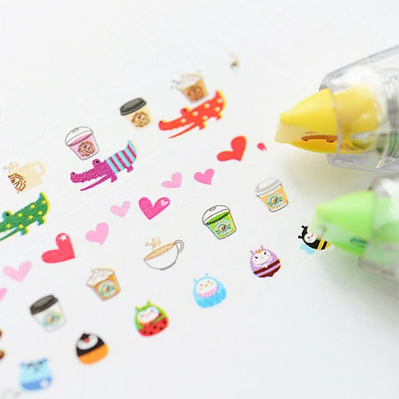 🔥 Black Friday Sale 49% Off - Cute Animals Press Type Decorative Pen