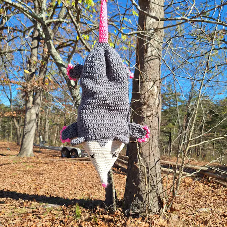 Opossum Hummingbird Feeder