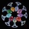 Heart Crystal Butter Plugs