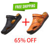 🔥Summer Hot Sale-Large Size Soft Leather Men's Breathable Outdoor Sandals-Buy 2 Get 65% Off + Free Shipping