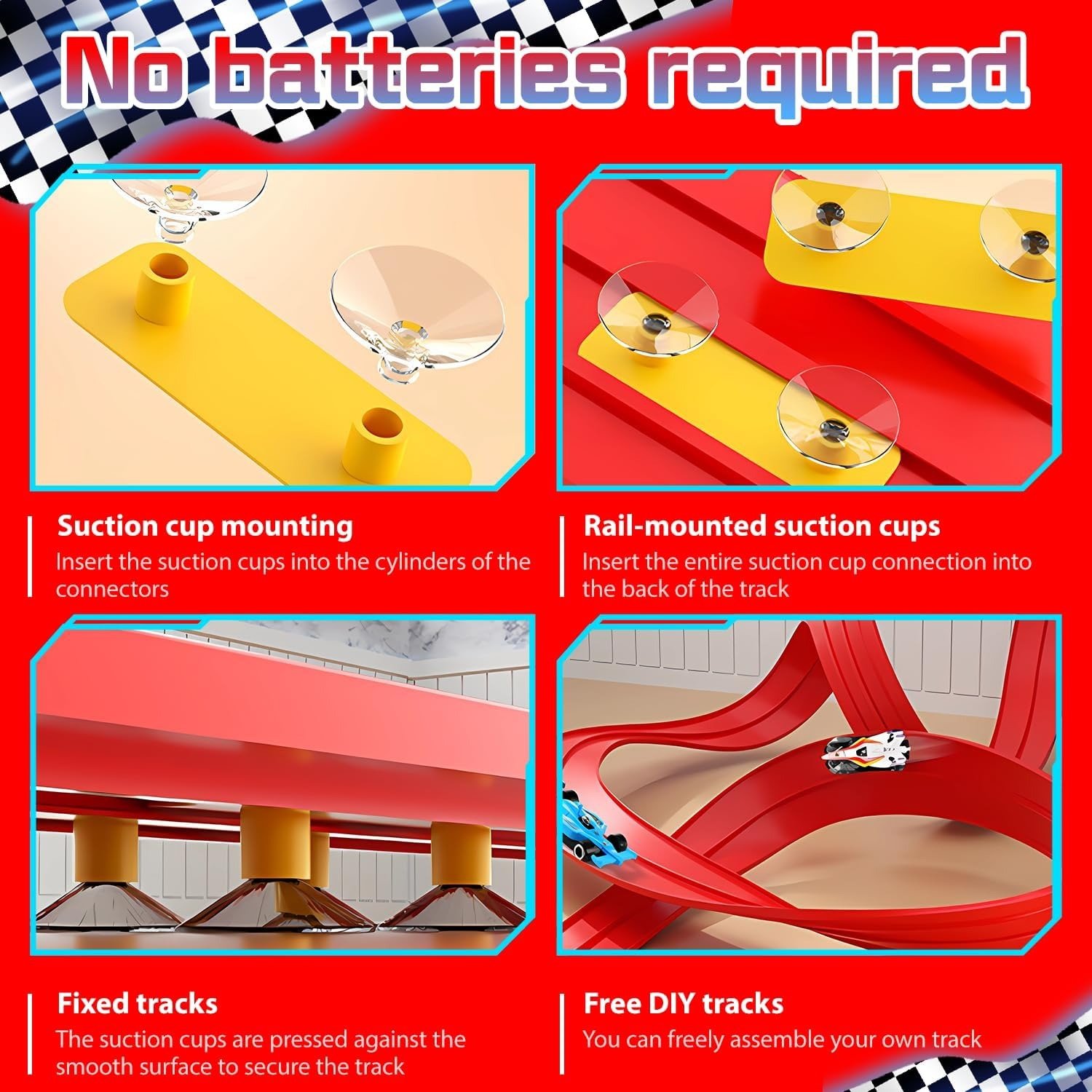 💥LAST DAY SALE 50% OFF💥DIY Flexible Racing Track Toy⚡BUY 2 FREE SHIPPING