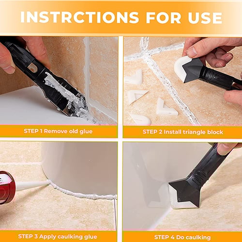 ⏰BUY 2 GET 1 FREE🔥3 In 1 Ultimate Caulking Tool