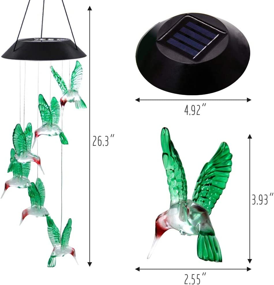 LED Solar Hummingbird Wind Chime(BUY 2 FREE SHIPPING NOW)