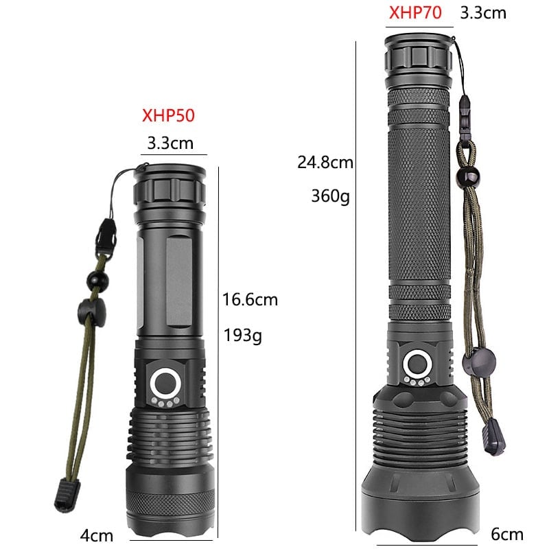 🎄CHRISTMAS SALE 50% OFF🎄 LED Rechargeable Tactical Laser Flashlight 90000 High Lumens