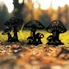 🔥 4th of July Sale – 50% OFF! Minimalist Metal Mushroom Garden Stake – Outdoor Memorial & Home Garden Art for Lawn Decoration