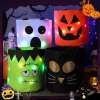 🎃 GlowPump LED Halloween Candy Bags (3 Pcs Set) ✨