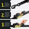 (🎄Christmas Hot Sale - 49% OFF) Retractable Ratchet Straps