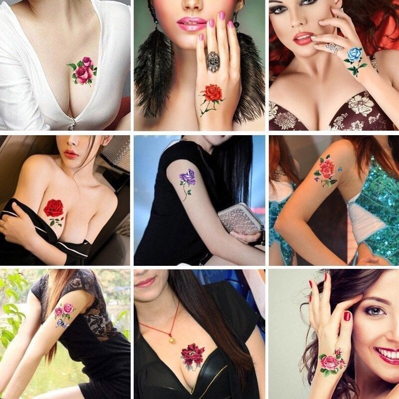 🔥LAST DAY SALE 70% OFF 👍 Trendy 3D Tattoo Stickers 50 PCS - Perfect for both all ages