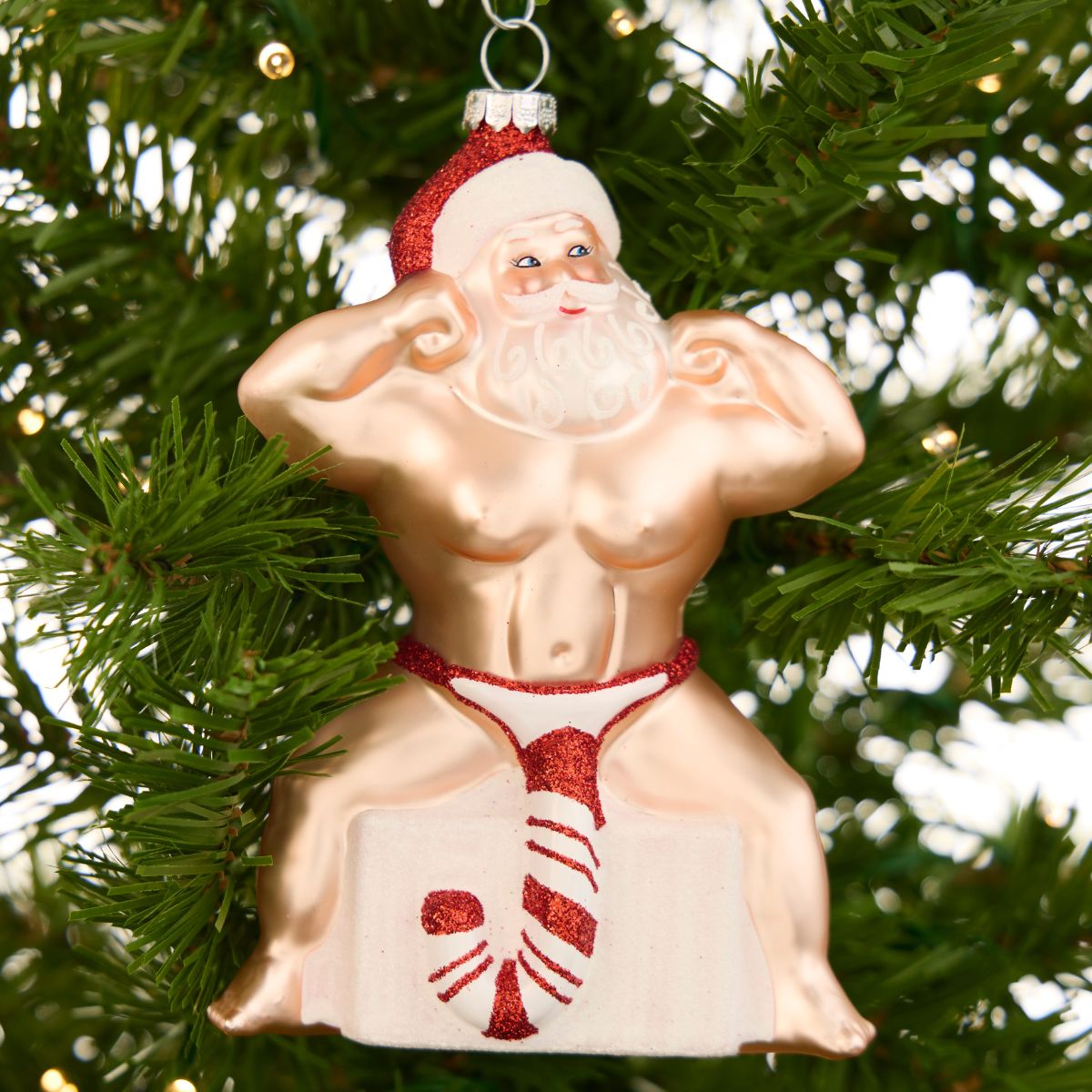 🔥Hot Sale 60% OFF - 🤣Funny Claus Christmas Ornament(6