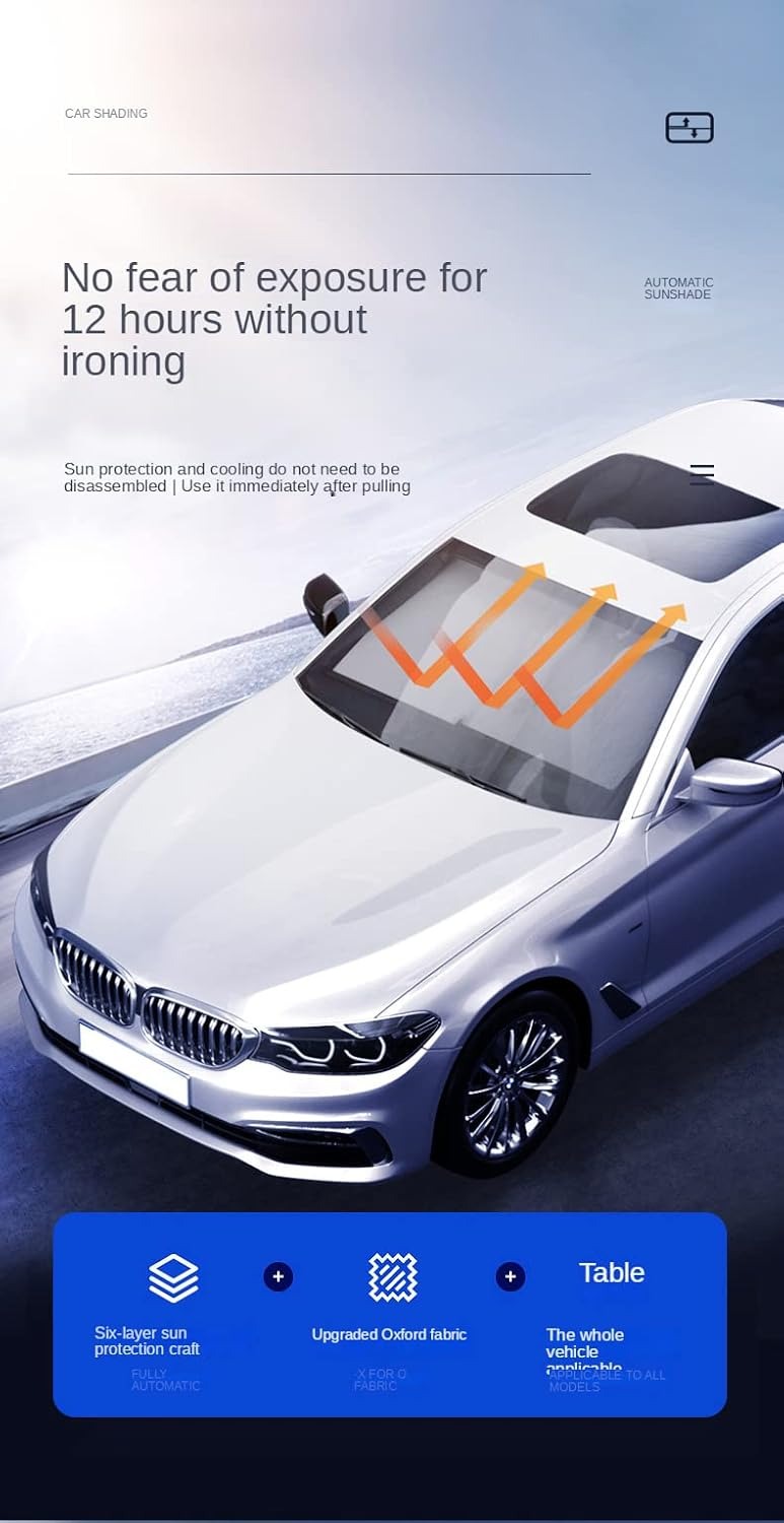 LAST DAY 50% OFF🔥Hide Telescopic car Sunshade
