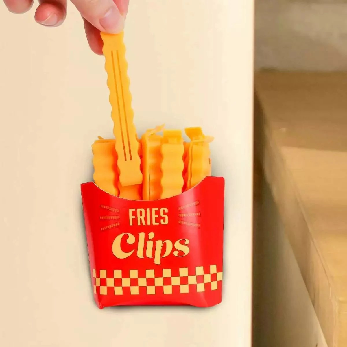Last Day 49% OFF🔥12pcs Fridge Magnetic Food Bag Clips
