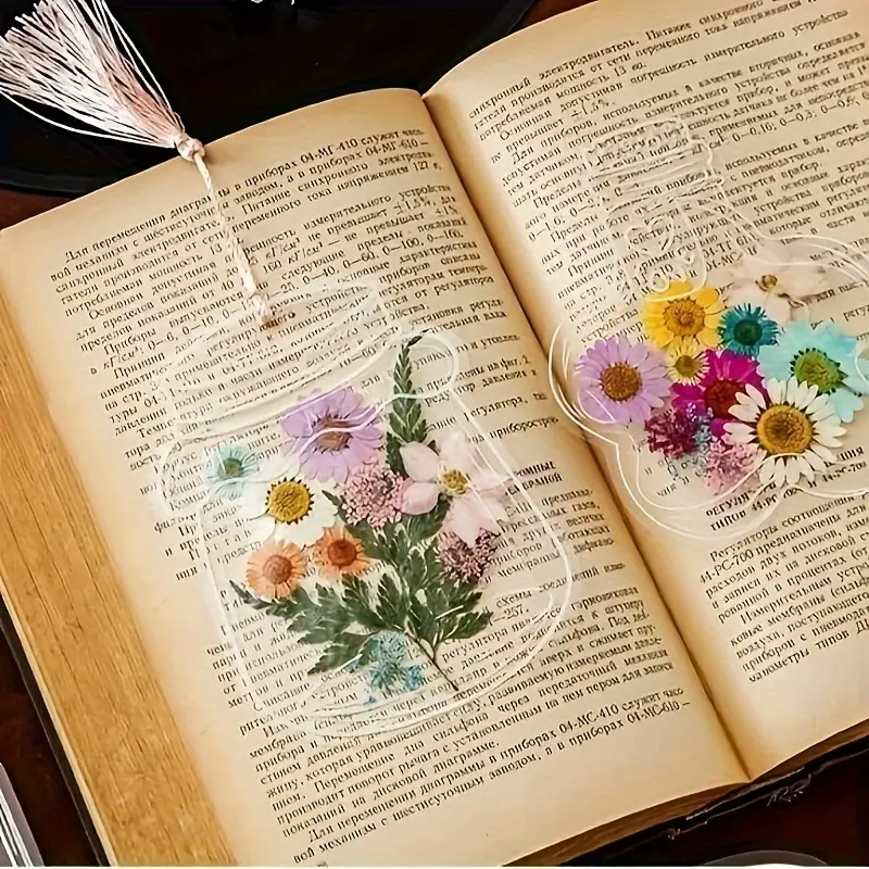 🔥Last Day 70% OFF🔥Transparent Dried Flower Bookmarks(20pcs/set)