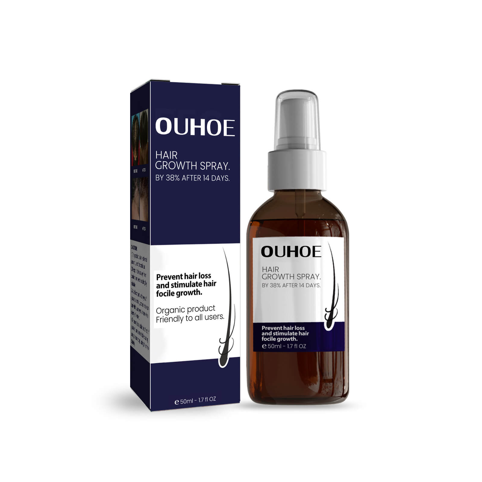 OUHOE Ultra HairGrowth Formula Serum Spray! Grow thicker hair in 8 weeks📦Buy 2 Free Shipping