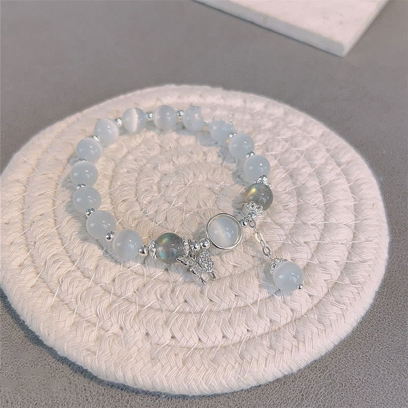 🥳Bring Positive Energy Butterfly Cat's Eye Chrysoberyl Bracelet