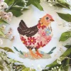 Flower Winter Bird Cross Stitch Kit