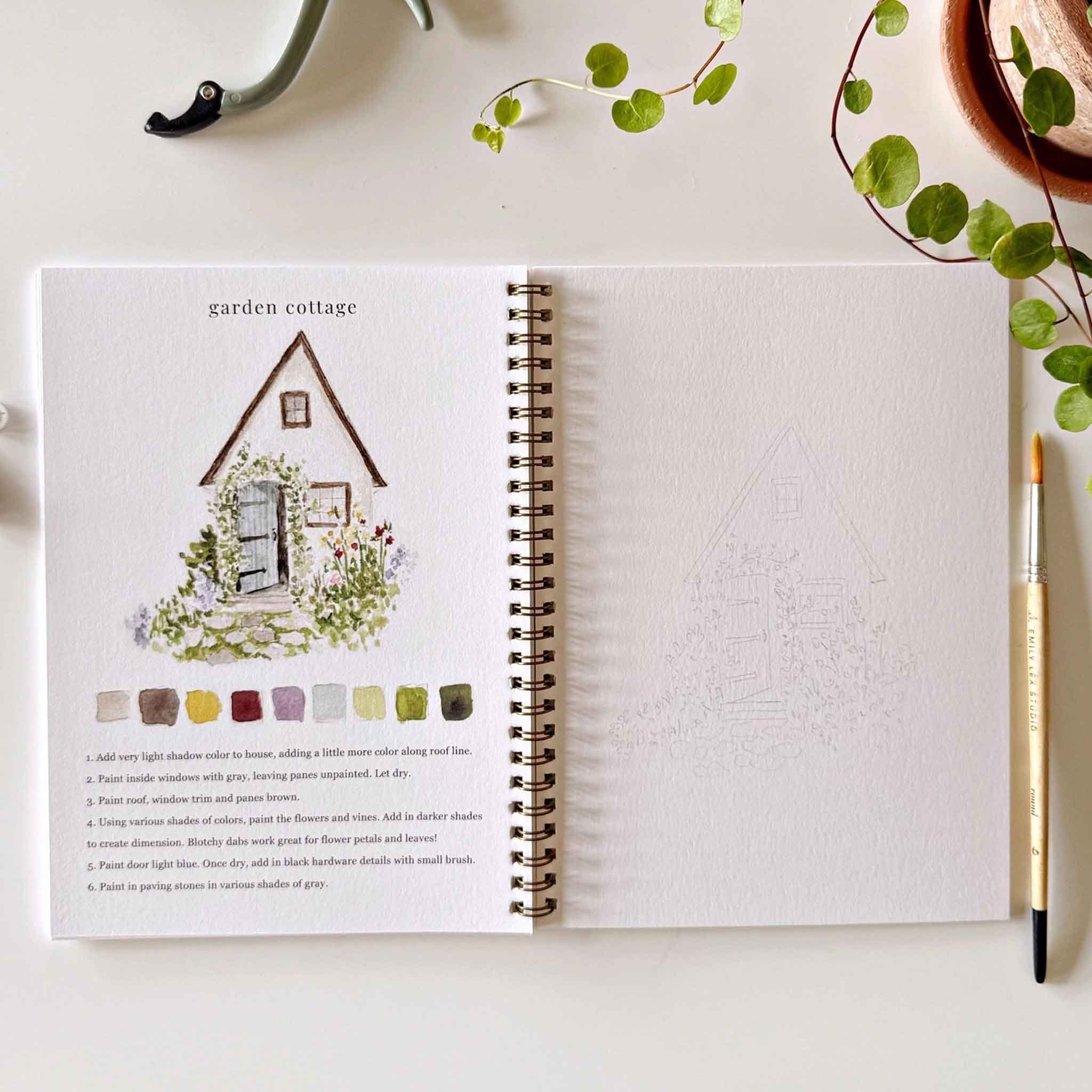 🔥LAST DAY 55% OFF - 🖼️Beginner-Friendly💕 Watercolor Workbook