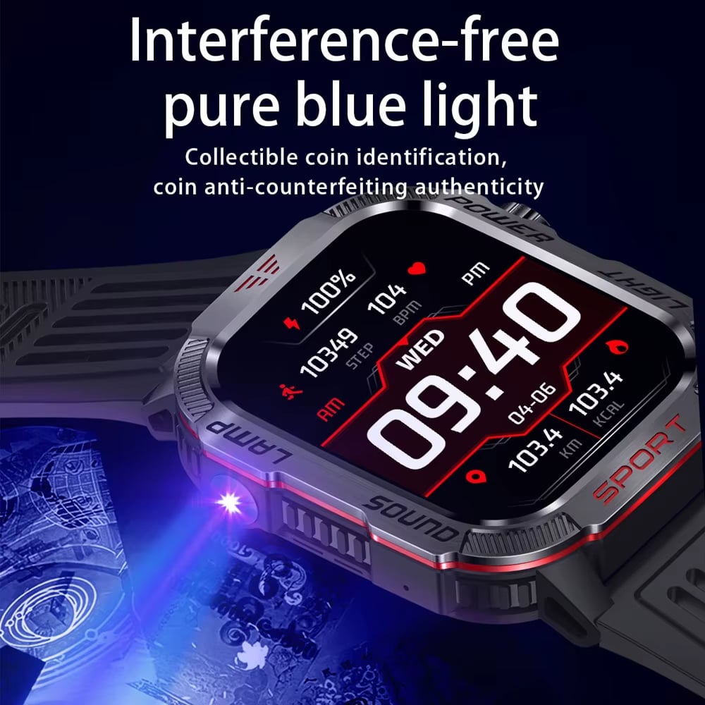⏰LAST DAY SALE 50% OFF💥Men's Military Outdoor Sports Smart Watch for Android & IOS